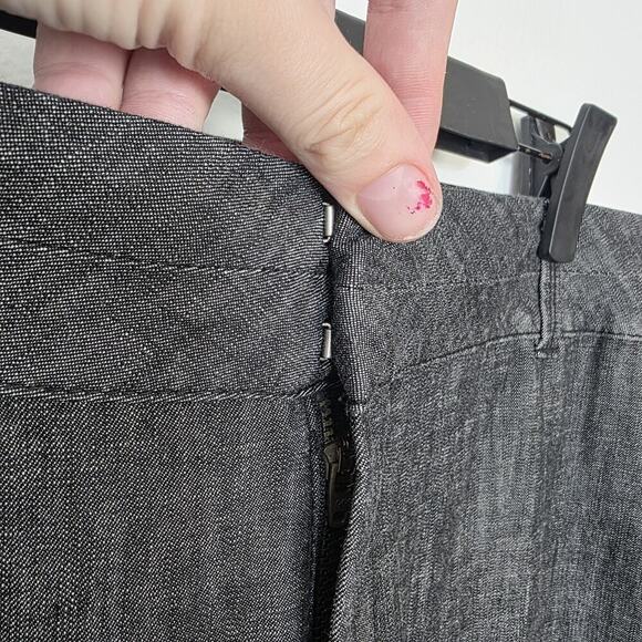 Coldwater Creek Grey Bootcut Classic‎ Going Out Front Pleat Trousers Size 18W - Picture 3 of 10